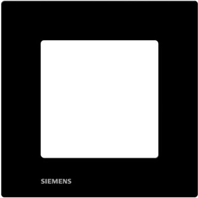 Siemens Plaque Simple Noir DELTA VIVA - Publicité Siemens Plaque Simple Noir DELTA VIVA - Publicité