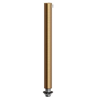 Creative Serre-câble cylindrique en métal long 15 cm avec tige, écrou et rondelle Bronze satiné - Publicité Creative Serre-câble cylindrique en métal long 15 cm avec tige, écrou et rondelle Bronze satiné - Publicité