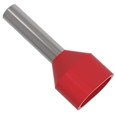 AUPROTEC Embouts double de câble 0,5-16 mm² isolés Gaines d'extrêmité de cables 10-1000 unité sélection: (10 pièces, 1.0 mm² rouge) - Publicité AUPROTEC Embouts double de câble 0,5-16 mm² isolés Gaines d'extrêmité de cables 10-1000 unité sélection: (10 pièces, 1.0 mm² rouge) - Publicité