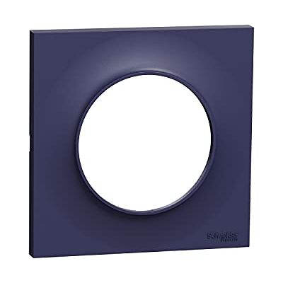 Schneider Electric Odace Styl, Plaque Cobalt, 1 poste S550702 - Publicité Schneider Electric Odace Styl, Plaque Cobalt, 1 poste S550702 - Publicité