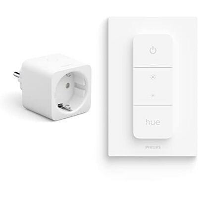 Philips Pack avantagé avec 1 prise intelligente Hue pour les Pays-Bas et l'UE (type F) et 1 Variateur de lumiere Hue Hue Accessories - Publicité Philips Pack avantagé avec 1 prise intelligente Hue pour les Pays-Bas et l'UE (type F) et 1 Variateur de lumiere Hue Hue Accessories - Publicité