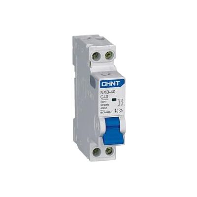 Chint Disjoncteur magnétothermique NXB-40/C20 1P+N 20A 4,5ka curve C 817018 - Publicité Chint Disjoncteur magnétothermique NXB-40/C20 1P+N 20A 4,5ka curve C 817018 - Publicité