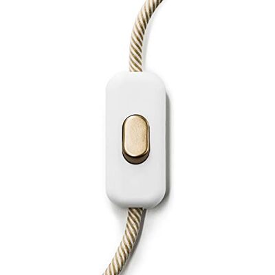 Interrupteur unipolaire Creative Switch Blanc Bronze - Publicité Interrupteur unipolaire Creative Switch Blanc Bronze - Publicité