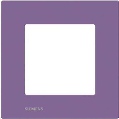 Siemens Plaque Simple Violet DELTA VIVA - Publicité Siemens Plaque Simple Violet DELTA VIVA - Publicité