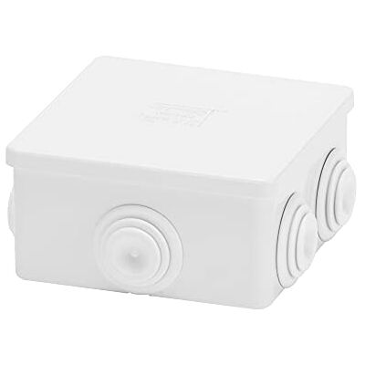 GEWISS Boîte de dérivation 80X80X40 Boîtier de dérivation avec couvercle basse pression IP44 dimensions internes 80X80X40 GW44003 - Publicité GEWISS Boîte de dérivation 80X80X40 Boîtier de dérivation avec couvercle basse pression IP44 dimensions internes 80X80X40 GW44003 - Publicité