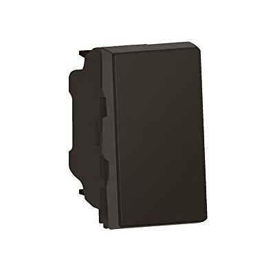 Legrand 079130L Mosaic Poussoir Inverseur, Easy-Led, 6A, 250V, 1 Module, Noir Mat - Publicité Legrand 079130L Mosaic Poussoir Inverseur, Easy-Led, 6A, 250V, 1 Module, Noir Mat - Publicité