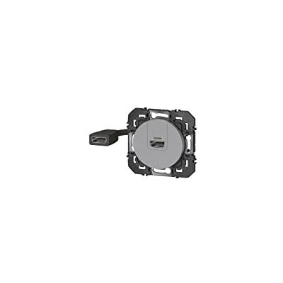 Legrand 600485 Prise HDMI préconnectorisée version 2.0 dooxie finition alu - Publicité Legrand 600485 Prise HDMI préconnectorisée version 2.0 dooxie finition alu - Publicité