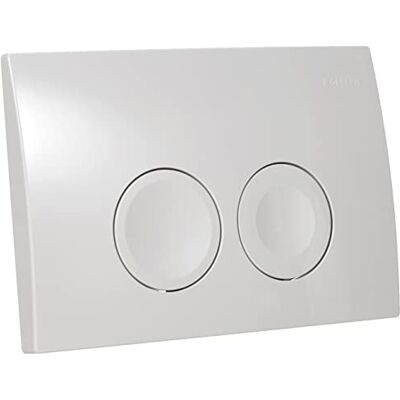 Geberit Delta 21 115125111 Plaque de déclenchement 2 touches Blabc 24 x 16 cm - Publicité Geberit Delta 21 115125111 Plaque de déclenchement 2 touches Blabc 24 x 16 cm - Publicité