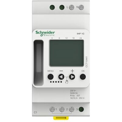 Schneider Electric CCT15441 - Minuterie numérique - Interrupteur électrique - Publicité Schneider Electric CCT15441 - Minuterie numérique - Interrupteur électrique - Publicité