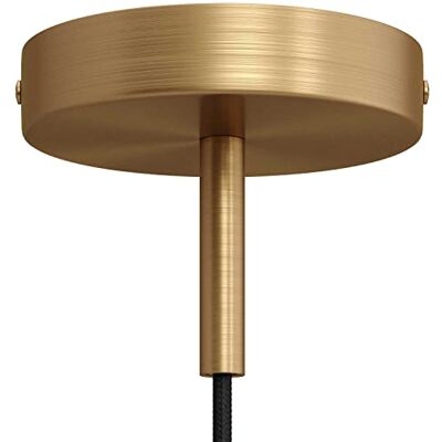 Creative Kit Rosace cylindrique en métal avec Serre-câble de 7 cm Bronze satiné - Publicité Creative Kit Rosace cylindrique en métal avec Serre-câble de 7 cm Bronze satiné - Publicité