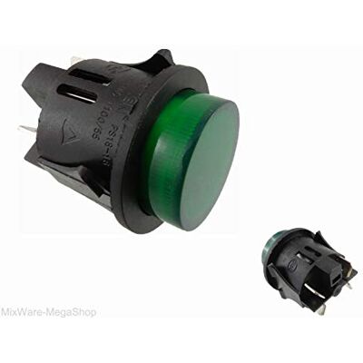 ChiliTec L'interrupteur s'enclenche à encastrer Ø 25 mm 250 V 16 A Vert lumineux, Cosses 6,3 mm, pressostat - Publicité ChiliTec L'interrupteur s'enclenche à encastrer Ø 25 mm 250 V 16 A Vert lumineux, Cosses 6,3 mm, pressostat - Publicité