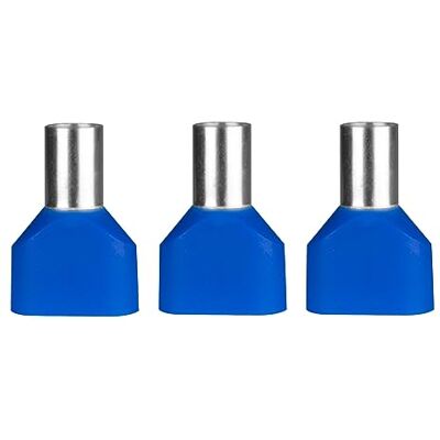 ERKO Cosses doubles 100 Pièces Embouts de Câblage, Section des fils 16 mm2 Longueur 14 mm cosses professionnelles en cuivre électro-zingué avec isolation en polyamide - Publicité ERKO Cosses doubles 100 Pièces Embouts de Câblage, Section des fils 16 mm2 Longueur 14 mm cosses professionnelles en cuivre électro-zingué avec isolation en polyamide - Publicité