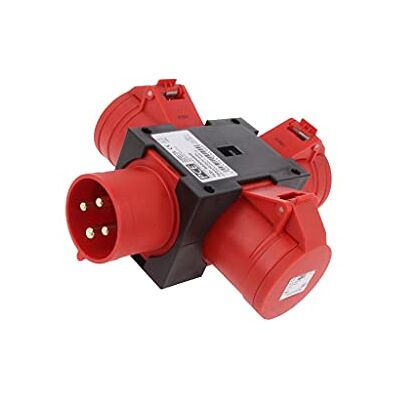 PCE 9430008W Connecteur: alimentation AC triphasées multiprise 32A 400VAC - Publicité PCE 9430008W Connecteur: alimentation AC triphasées multiprise 32A 400VAC - Publicité