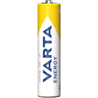 Varta Energy Piles AAA Blister de 4 - Publicité Varta Energy Piles AAA Blister de 4 - Publicité