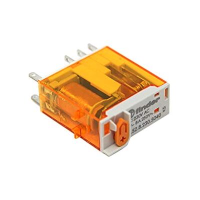 FINDER 46.52.8.230.5040 Relais: électromagnétique DPDT Ude bobine: 230VAC 8A/250VAC FIN - Publicité FINDER 46.52.8.230.5040 Relais: électromagnétique DPDT Ude bobine: 230VAC 8A/250VAC FIN - Publicité