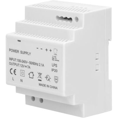 Orno Alimentation Rail DIN 12VDC 7A Couleur Blanche - Publicité Orno Alimentation Rail DIN 12VDC 7A Couleur Blanche - Publicité