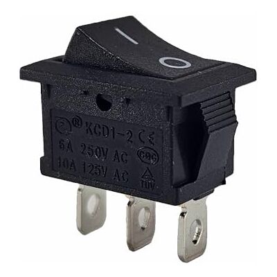 LEVSEB KCD1 Mini Interrupteur Marche Arret à Bascule 19 x 13 mm 250 V 6 A 125 V 10 A AC, 12 V 20 A DC, KCD1 (6 V, 9 V, 12 V, 24 V, 125 V CA/C), Noir, Rectangulaire, 2 Pôles ON/ON - Publicité LEVSEB KCD1 Mini Interrupteur Marche Arret à Bascule 19 x 13 mm 250 V 6 A 125 V 10 A AC, 12 V 20 A DC, KCD1 (6 V, 9 V, 12 V, 24 V, 125 V CA/C), Noir, Rectangulaire, 2 Pôles ON/ON - Publicité
