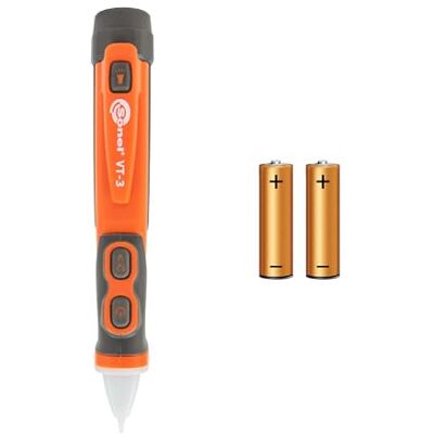 Sonel VT-3 Détecteur de Tension Sans Contact Testeur de Tension Double Plage 12V/100-1000V, Boîtier Étanche IP67 avec Lampe LED, Signalisation Visuelle et Sonore, Conception Ergonomique - Publicité Sonel VT-3 Détecteur de Tension Sans Contact Testeur de Tension Double Plage 12V/100-1000V, Boîtier Étanche IP67 avec Lampe LED, Signalisation Visuelle et Sonore, Conception Ergonomique - Publicité