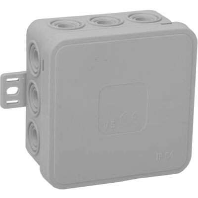 Orno CLICK Boite de Derivation en Saillie IP54 12 Voies 85x85x41mm - Publicité Orno CLICK Boite de Derivation en Saillie IP54 12 Voies 85x85x41mm - Publicité