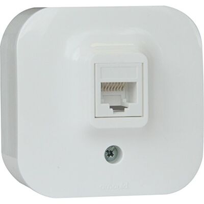 Legrand Arnould Prise RJ 45 multimédia cat. 5 saillie Profil Eco Blanc - Publicité Legrand Arnould Prise RJ 45 multimédia cat. 5 saillie Profil Eco Blanc - Publicité