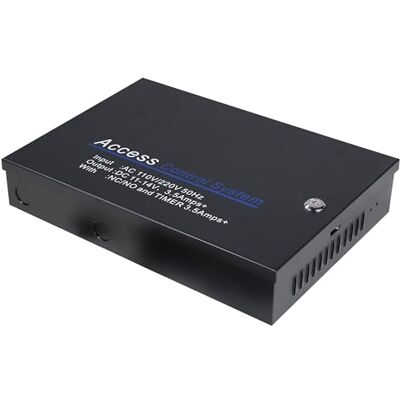 UHPPOTE Entrée AC220V Sortie DC12V 3.5A Boîtier d'alimentation en métal pour carte de contrôle d'accès de porte - Publicité UHPPOTE Entrée AC220V Sortie DC12V 3.5A Boîtier d'alimentation en métal pour carte de contrôle d'accès de porte - Publicité