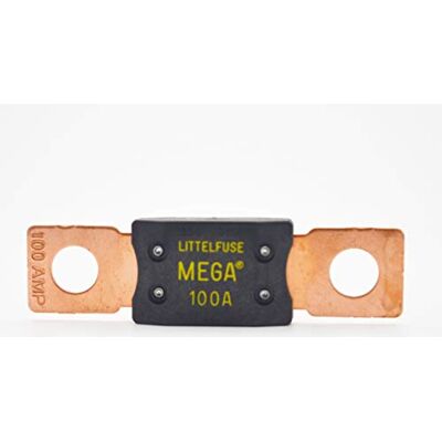 Littelfuse Fusible automatique 0298100 100 A temporisé 32 V Série 298 Fusible automatique Mega - Publicité Littelfuse Fusible automatique 0298100 100 A temporisé 32 V Série 298 Fusible automatique Mega - Publicité