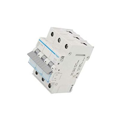 Hager MBN332E Disjoncteur 400VAC Icourant: 32A Pôles: 3 DIN Caract: B 6kA - Publicité Hager MBN332E Disjoncteur 400VAC Icourant: 32A Pôles: 3 DIN Caract: B 6kA - Publicité