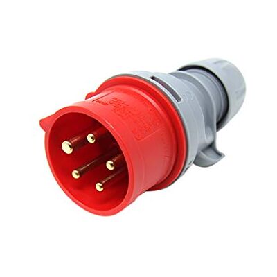 PCE 015-6TT Connecteur: alimentation AC triphasées prise mâle mâle 16A - Publicité PCE 015-6TT Connecteur: alimentation AC triphasées prise mâle mâle 16A - Publicité