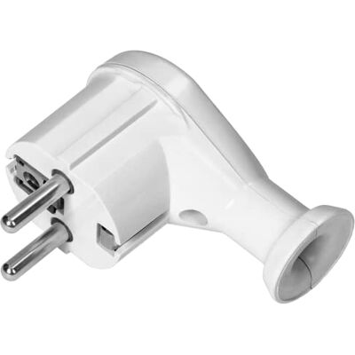 Orno AE-13261 Fiche Male Prise Electrique Uni-Schuko pour Prises Françaises et Schuko (blanc) - Publicité Orno AE-13261 Fiche Male Prise Electrique Uni-Schuko pour Prises Françaises et Schuko (blanc) - Publicité