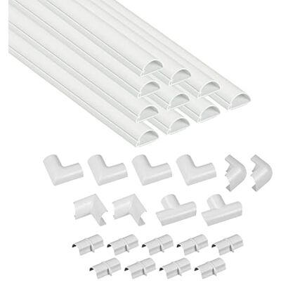 D-Line - 30x15mm - 40cm - Blanc - Goulotte - Publicité D-Line - 30x15mm - 40cm - Blanc - Goulotte - Publicité