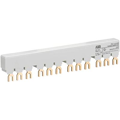 ABB Barre de distribution 3 phases PS1-4-0-65 pour 4 MS116 / MS132, Ie = 65A (1SAM201906R1104) - Publicité ABB Barre de distribution 3 phases PS1-4-0-65 pour 4 MS116 / MS132, Ie = 65A (1SAM201906R1104) - Publicité