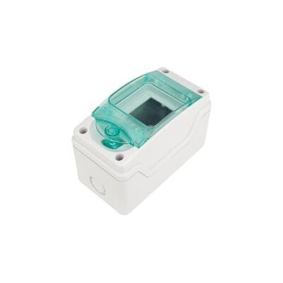 Schneider Electric 13956 IP65 Kaedra Mini Coffret pour Appareillage Modulaire, 3 Modules, 32 A, 80 mm Largeur, 150 mm Hauteur, 98 mm Profondeur - Publicité Schneider Electric 13956 IP65 Kaedra Mini Coffret pour Appareillage Modulaire, 3 Modules, 32 A, 80 mm Largeur, 150 mm Hauteur, 98 mm Profondeur - Publicité