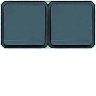 Cubyko Prise double horizontale - IP55 Prise électrique - Publicité Cubyko Prise double horizontale - IP55 Prise électrique - Publicité