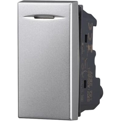 Electron Déviateur 16A, modules gris, gris, compatible avec BTicino Axolute, fruits, interrupteurs, boutons, déviateurs, gradateurs, capteurs, PIR, buzzer, pour plaques originales et compatibles - Publicité Electron Déviateur 16A, modules gris, gris, compatible avec BTicino Axolute, fruits, interrupteurs, boutons, déviateurs, gradateurs, capteurs, PIR, buzzer, pour plaques originales et compatibles - Publicité
