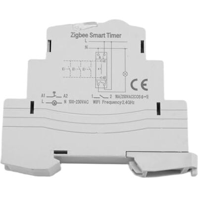 YEHEI 1 Pièce Tuya Smart Life ZigBee Disjoncteur Din Rail 1P Unipolaire Contact Sec Minuterie Relais App Télécommande Smart Timer Blanc - Publicité YEHEI 1 Pièce Tuya Smart Life ZigBee Disjoncteur Din Rail 1P Unipolaire Contact Sec Minuterie Relais App Télécommande Smart Timer Blanc - Publicité