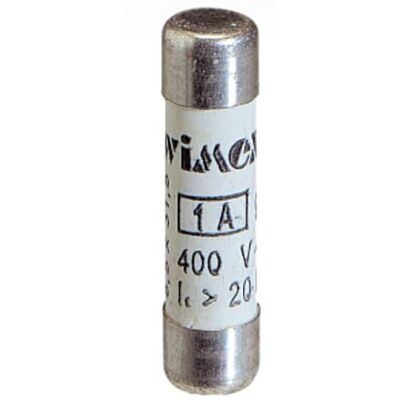 Electron Fusible cylindrique 8x32mm, 400V 4A, usage industriel et civil CF, intervention retardée, en céramique, stéatite, emploi gG, Puissance de coupure (lk) 20KA - Publicité Electron Fusible cylindrique 8x32mm, 400V 4A, usage industriel et civil CF, intervention retardée, en céramique, stéatite, emploi gG, Puissance de coupure (lk) 20KA - Publicité