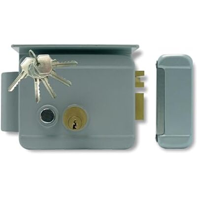 EXTEL , Serrure Électrique Réversible Droite Gauche, Mémoire Mécanique d'Appel, Basse Consommation 12V AC DC, Compatible Visiophone Interphone, Visière de Protection, Installation en Saillie - Publicité EXTEL , Serrure Électrique Réversible Droite Gauche, Mémoire Mécanique d'Appel, Basse Consommation 12V AC DC, Compatible Visiophone Interphone, Visière de Protection, Installation en Saillie - Publicité