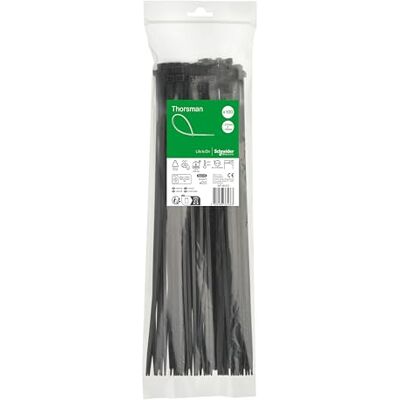Schneider Electric IMT46423 - Attaches de câble - Noir - 100 pièces - Publicité Schneider Electric IMT46423 - Attaches de câble - Noir - 100 pièces - Publicité