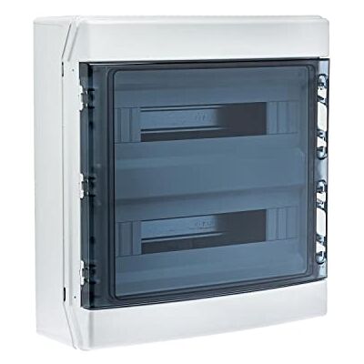 IDE CDN36PT2F IP65 Coffre de distribution étanche en ABS, scellé, gris, 436 x 418 x 148 mm - Publicité IDE CDN36PT2F IP65 Coffre de distribution étanche en ABS, scellé, gris, 436 x 418 x 148 mm - Publicité