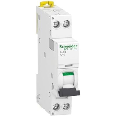 Schneider Ic40a 1P+N 10A Disjoncteur - Disjoncteur - Publicité Schneider Ic40a 1P+N 10A Disjoncteur - Disjoncteur - Publicité