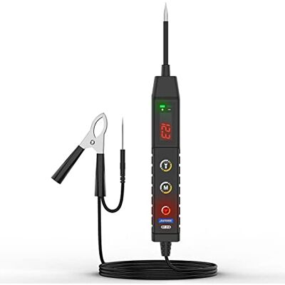 AUTOOL Testeur de Circuit de Voiture,9-30 V CC avec Affichage Numérique LED,Testeur de fusibles,Stylo testeur électrique avec Lampe Temoin Mecanicien - Publicité AUTOOL Testeur de Circuit de Voiture,9-30 V CC avec Affichage Numérique LED,Testeur de fusibles,Stylo testeur électrique avec Lampe Temoin Mecanicien - Publicité