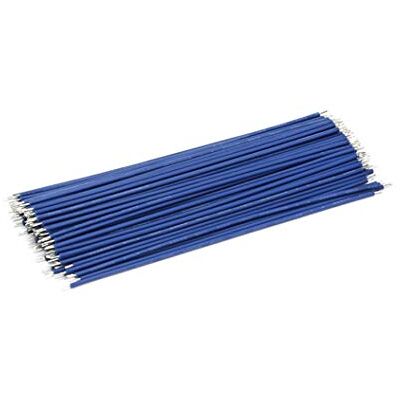 Tecnostore Lot de 10 câbles électriques unipolaires AWG 24 15 cm électroniques cuivre étamé fil électrique (bleu) - Publicité Tecnostore Lot de 10 câbles électriques unipolaires AWG 24 15 cm électroniques cuivre étamé fil électrique (bleu) - Publicité