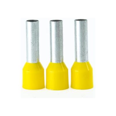 ERKO cosses sertir embout de fil 100 pièces, section transversale du fil 1,5 mm², longueur 12 mm, cosses professionnelles en cuivre galvanisé avec isolation en polyamide, connecteurs pour électriciens - Publicité ERKO cosses sertir embout de fil 100 pièces, section transversale du fil 1,5 mm², longueur 12 mm, cosses professionnelles en cuivre galvanisé avec isolation en polyamide, connecteurs pour électriciens - Publicité