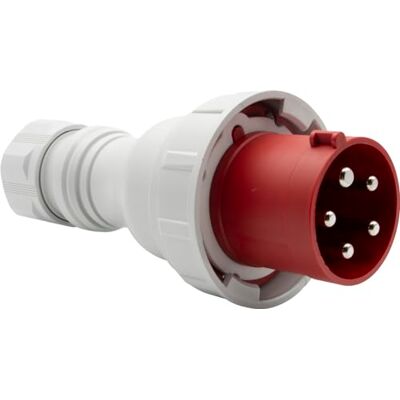 Brennenstuhl Prise électrique industrielle CEE à 5 pôles pour usage extérieur, prise électrique mâle CEE 400 V/63 A, connexion vissable, utilisation en plein air, chantiers, industrie, camping, IP67, - Publicité Brennenstuhl Prise électrique industrielle CEE à 5 pôles pour usage extérieur, prise électrique mâle CEE 400 V/63 A, connexion vissable, utilisation en plein air, chantiers, industrie, camping, IP67, - Publicité