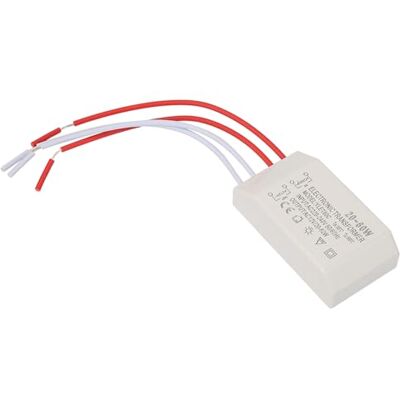 Oumefar Convertisseur de Tension de Transformateur électronique 220V à AC 12V 20 60W Support de Pilote d'alimentation Intelligent Gradation/Segmentation/télécommande - Publicité Oumefar Convertisseur de Tension de Transformateur électronique 220V à AC 12V 20 60W Support de Pilote d'alimentation Intelligent Gradation/Segmentation/télécommande - Publicité