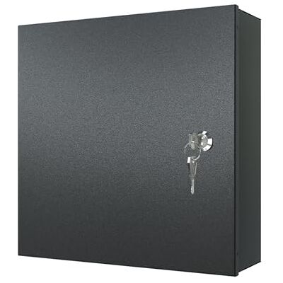 STALFLEX Boite de Derivation Etanche Exterieur 300x300x100mm IP20 Coffret Electrique Etanche en Acier et étanche à la Poussière Boite de Derivation avec Serrure et Deux Clés - Publicité STALFLEX Boite de Derivation Etanche Exterieur 300x300x100mm IP20 Coffret Electrique Etanche en Acier et étanche à la Poussière Boite de Derivation avec Serrure et Deux Clés - Publicité