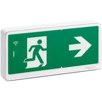 Schneider Electric Exiway Light Bloc de secours Evacuation IP42 SATI LINK OVA59130 - Publicité Schneider Electric Exiway Light Bloc de secours Evacuation IP42 SATI LINK OVA59130 - Publicité