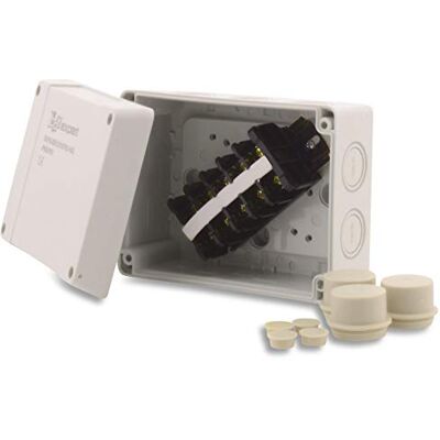 BOXEXPERT.DE HNS 12516782-H02 - Boîte de dérivation avec borne, 167 x 125 x 82 mm - Publicité BOXEXPERT.DE HNS 12516782-H02 - Boîte de dérivation avec borne, 167 x 125 x 82 mm - Publicité