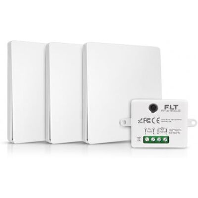FAST LED TECHNOLOGY Interrupteur sans fil et sans pile Auto alimenté Écologique Qualité Pro Va et vient RF 3 télécommande + 1 relais radio encastrable Longue Distance Intérieur Extérieur IP64 - Publicité FAST LED TECHNOLOGY Interrupteur sans fil et sans pile Auto alimenté Écologique Qualité Pro Va et vient RF 3 télécommande + 1 relais radio encastrable Longue Distance Intérieur Extérieur IP64 - Publicité