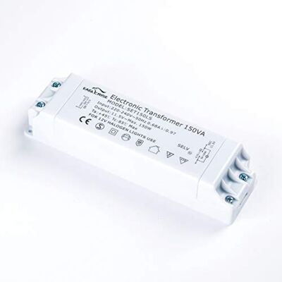 Eaglerise Transformateur électronique 50-150 W SET150LS 12 V halogène à intensité variable - Publicité Eaglerise Transformateur électronique 50-150 W SET150LS 12 V halogène à intensité variable - Publicité